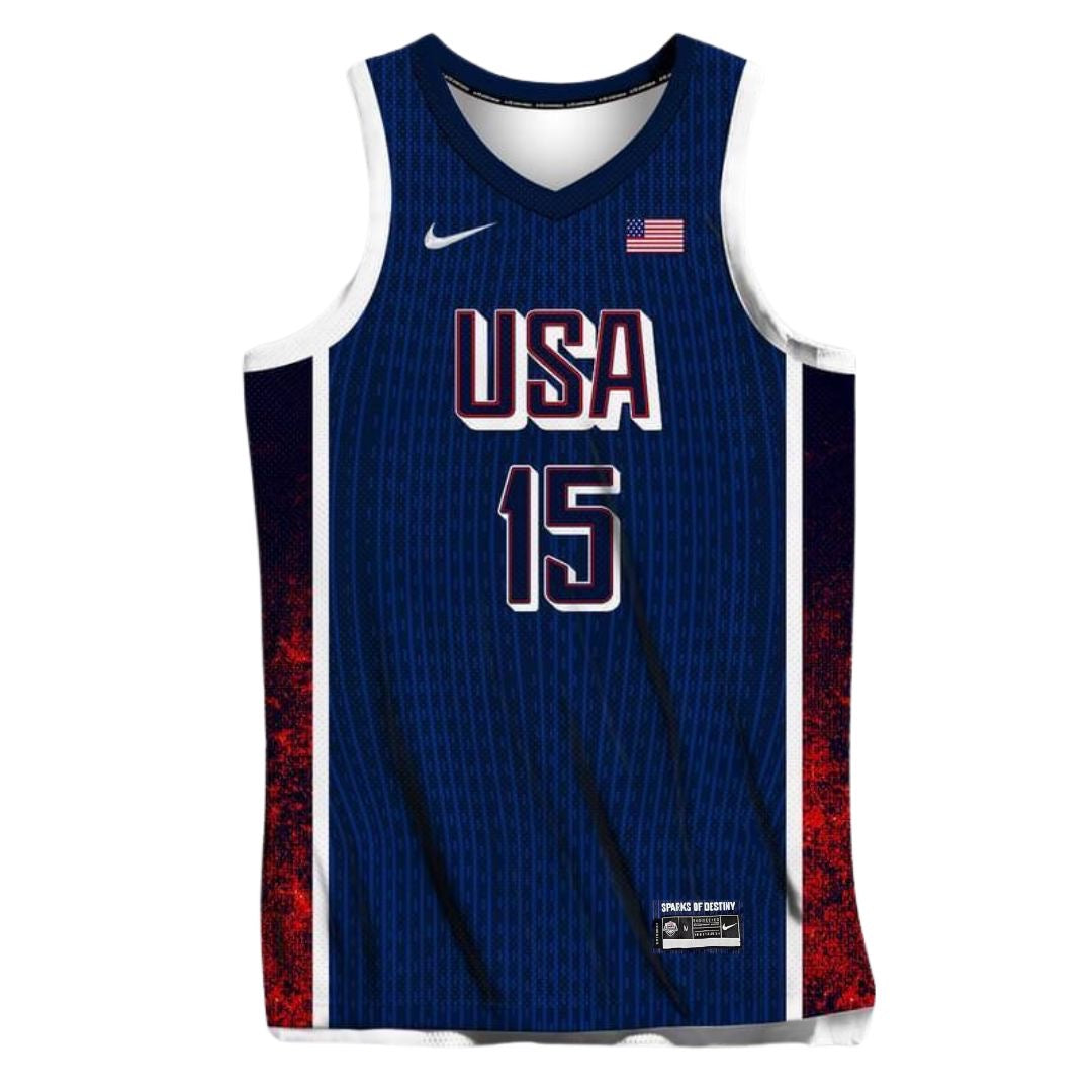 Devin Booker 2024 Team USA Jersey