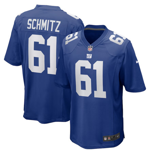 John Michael Schmitz New York Giants Jersey