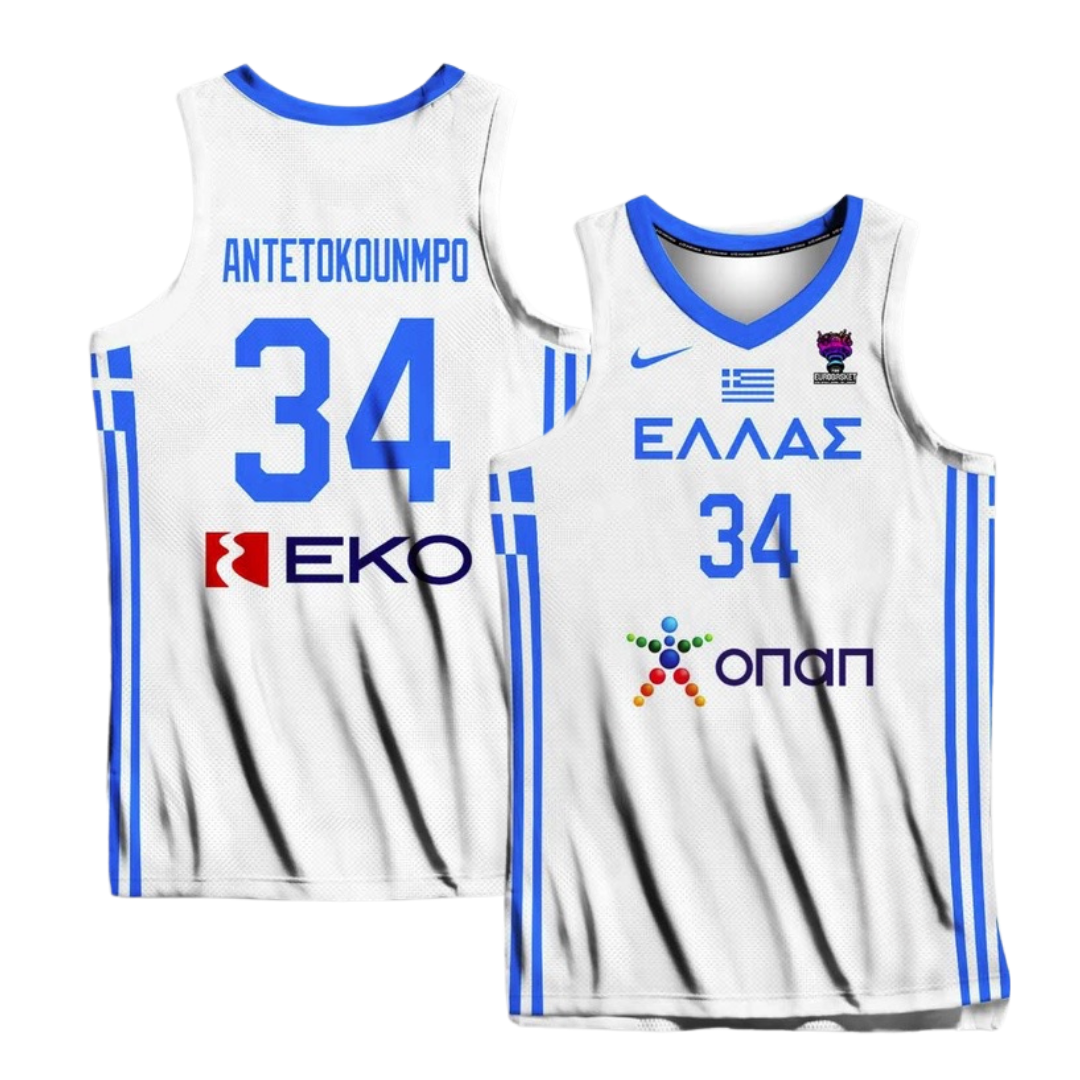 Giannis Antetokounmpo Greece Jersey