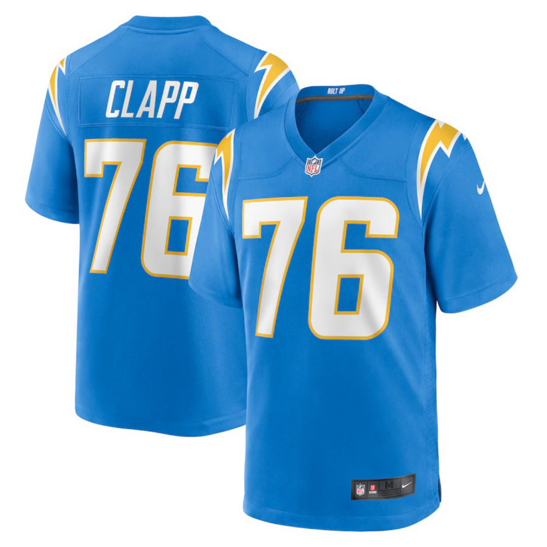 Will Clapp Los Angeles Chargers Jersey