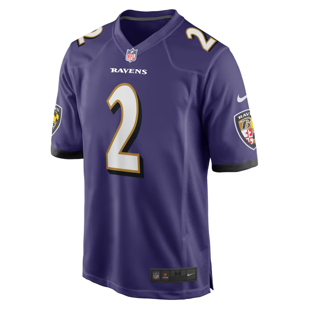 Nate Wiggins Baltimore Ravens Jersey