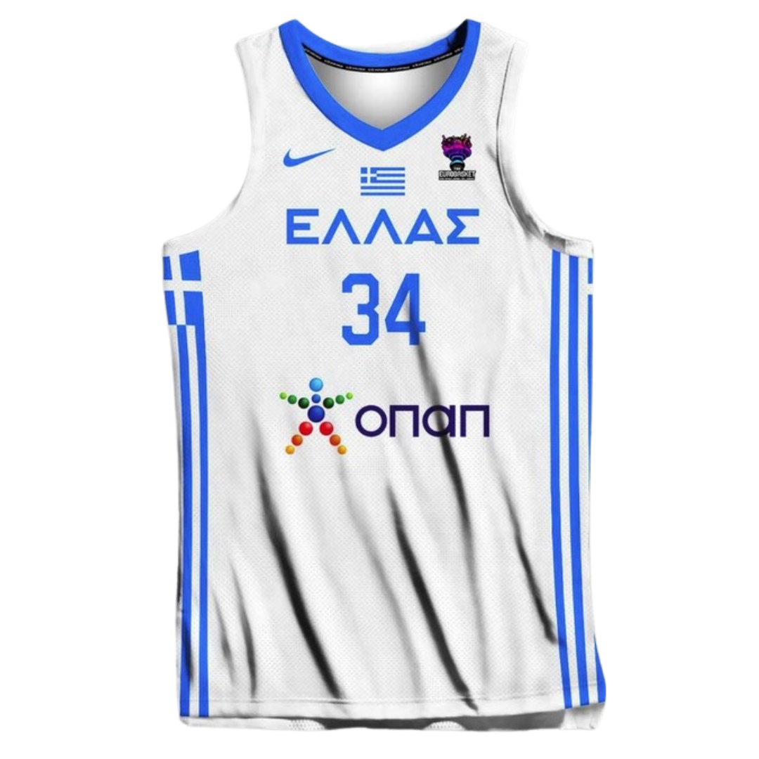 Giannis Antetokounmpo Greece Jersey