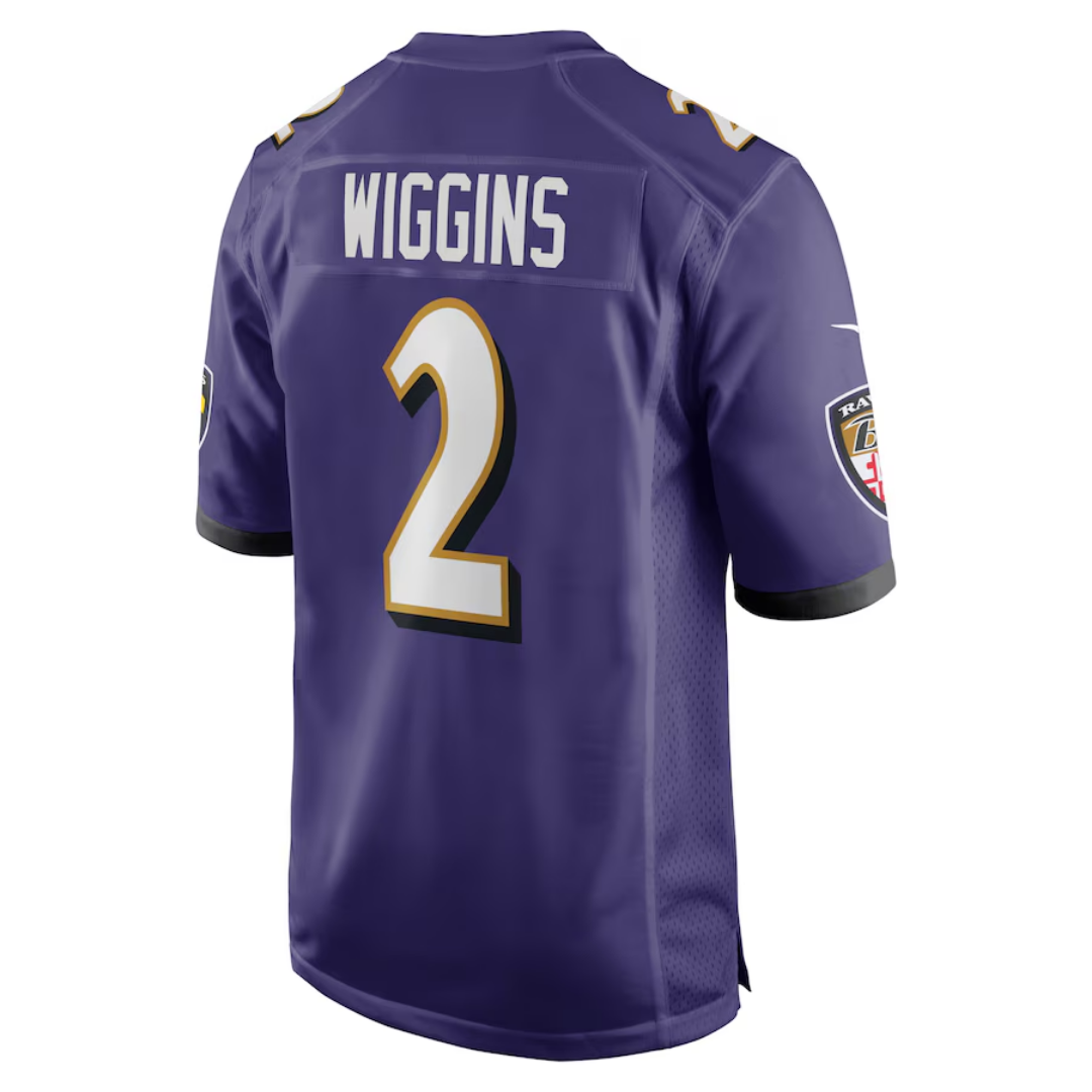 Nate Wiggins Baltimore Ravens Jersey