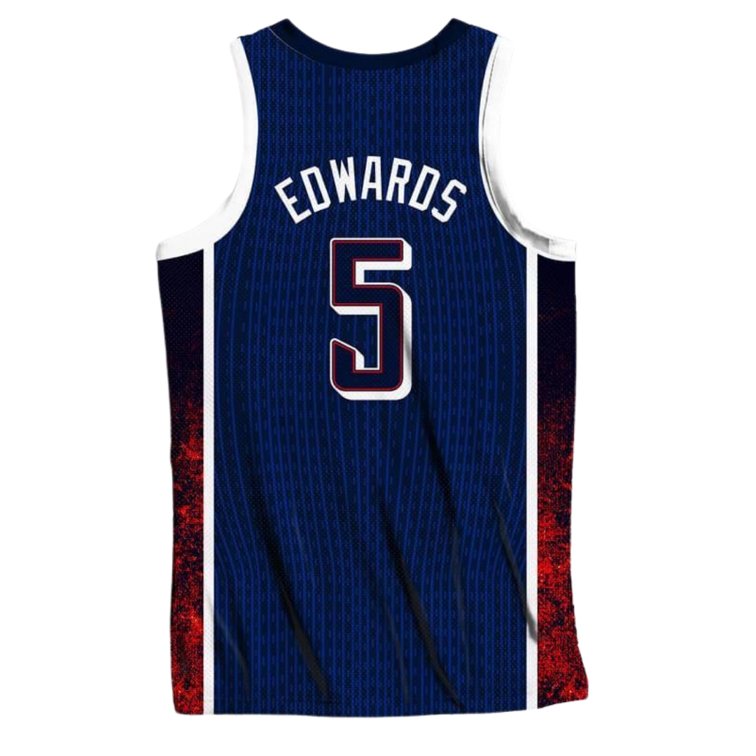 Anthony Edwards 2024 Team USA Jersey