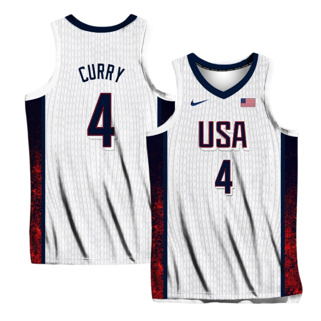 Stephen Curry 2024 Team USA Jersey