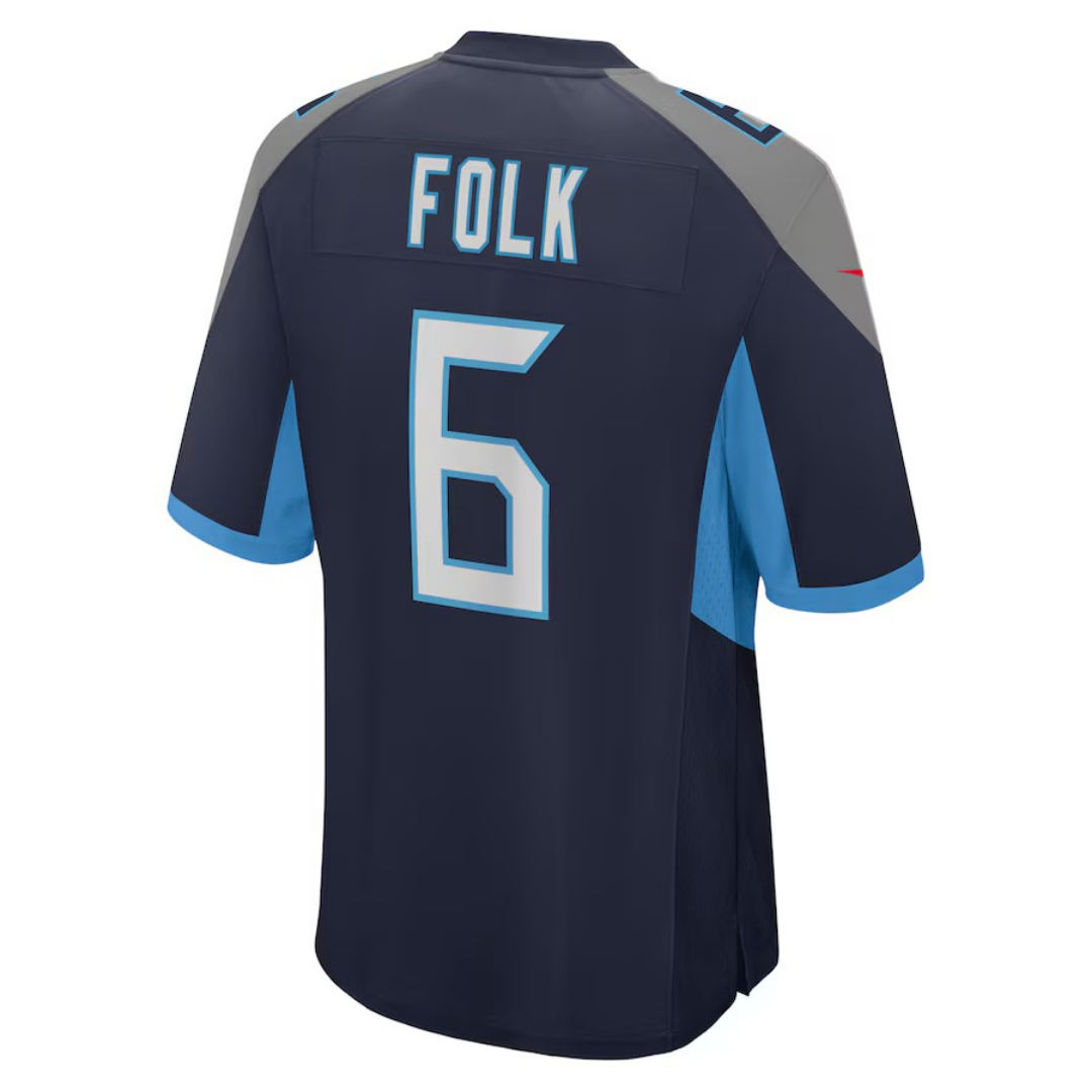 Nick Folk Tennessee Titans Jersey