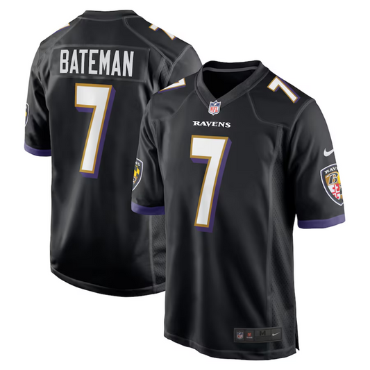 Rashod Bateman Baltimore Ravens Jersey