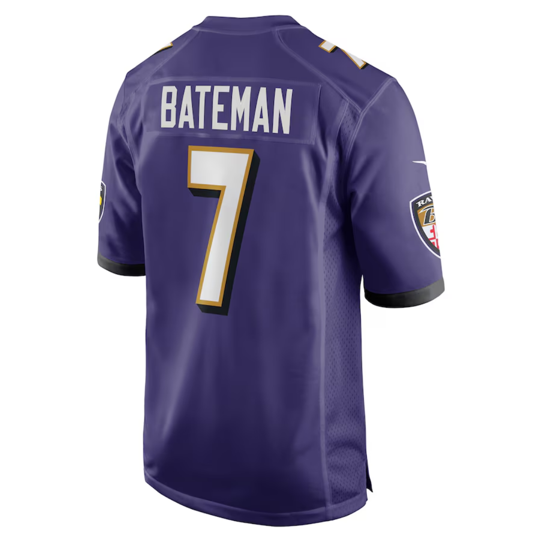 Rashod Bateman Baltimore Ravens Jersey