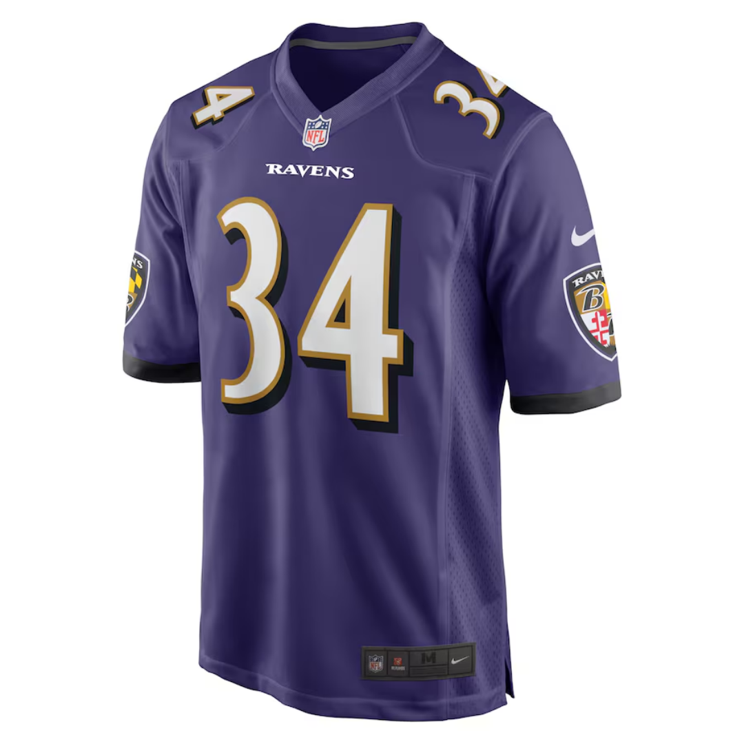 Keaton Mitchell Baltimore Ravens Jersey