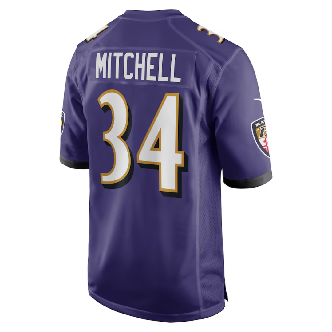 Keaton Mitchell Baltimore Ravens Jersey