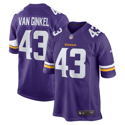 Andrew Van Ginkel Minnesota Vikings Jersey