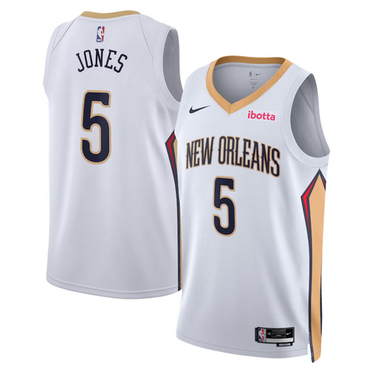 Hebert Jones New Orleans Pelicans Jersey