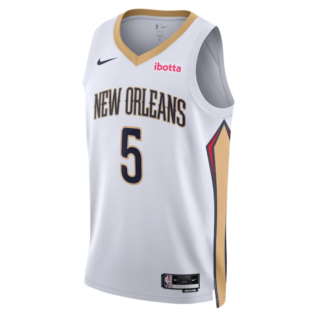 Hebert Jones New Orleans Pelicans Jersey