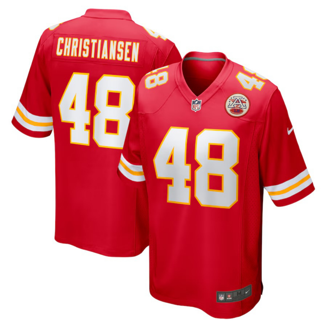 Cole Christiansen Kansas City Chief Jersey