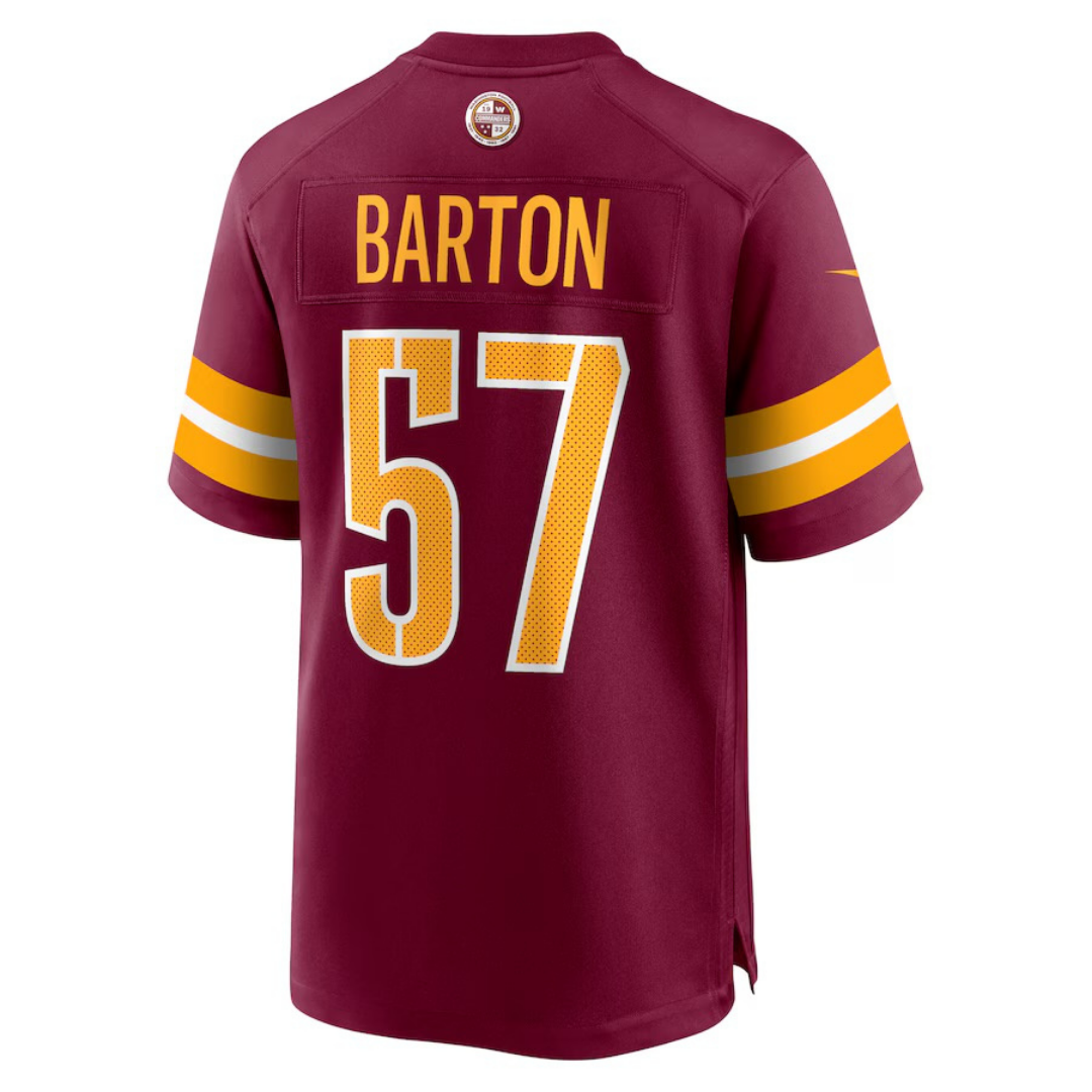 Cody Barton Washington Commanders Jersey