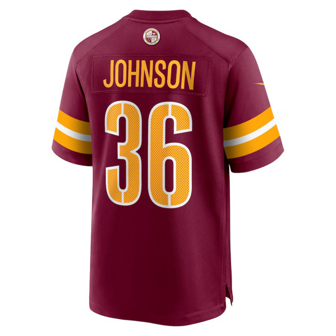 Danny Johnson Washington Commanders Jersey