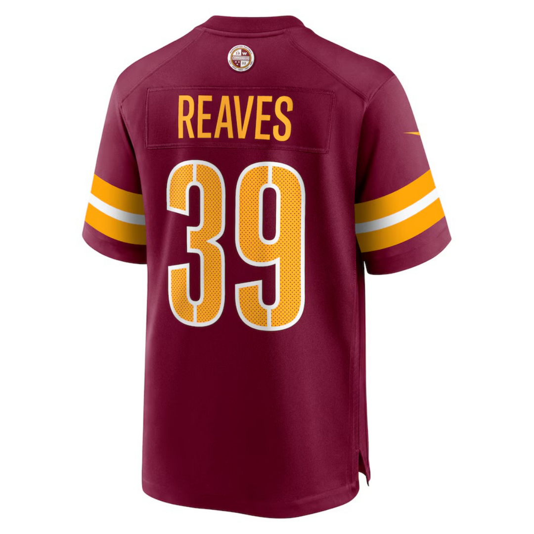 Jeremy Reaves Washington Commanders Jersey