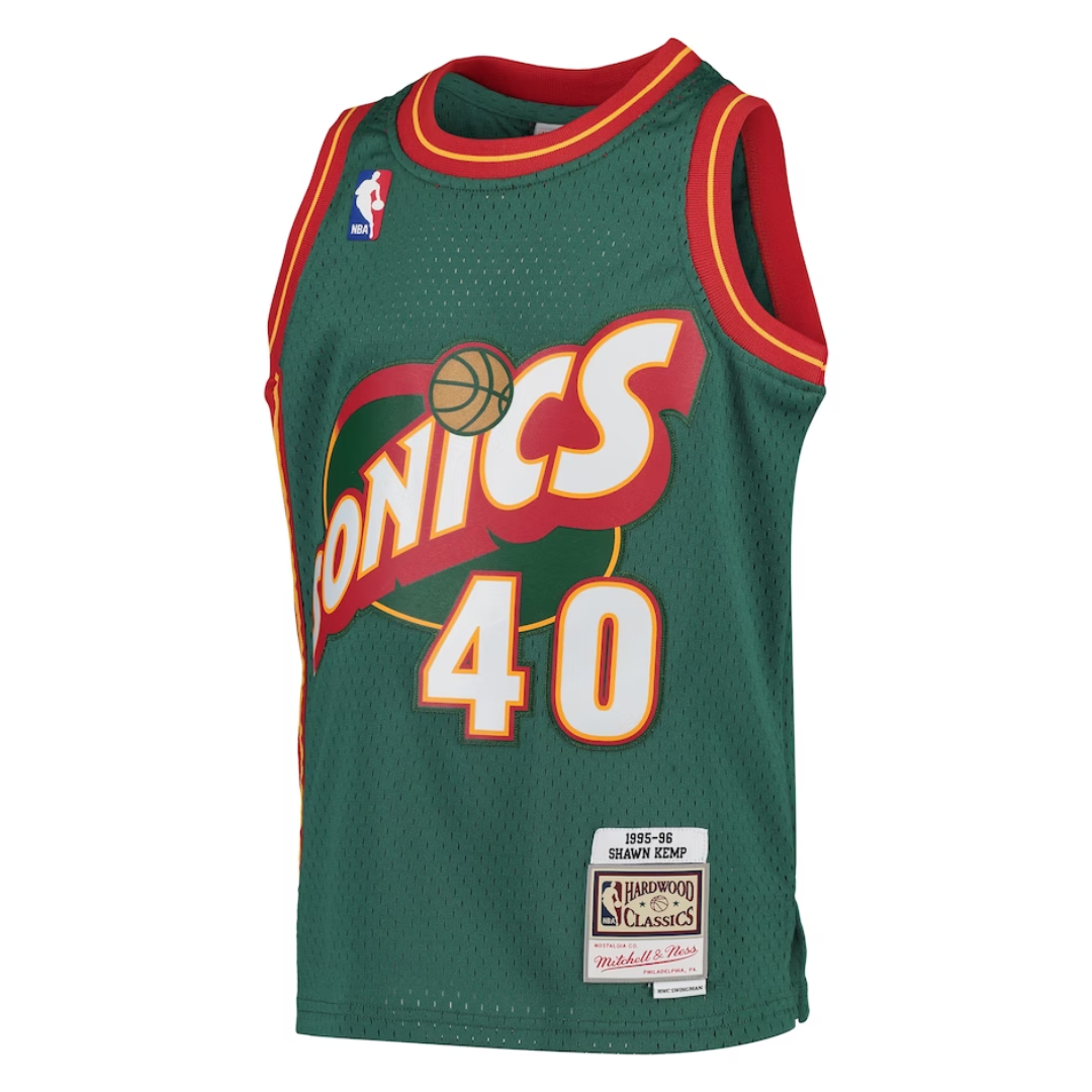 Shawn Kemp Seattle Supersonics Jersey