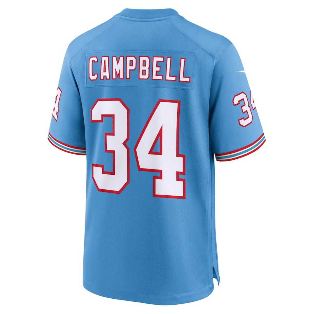 Earl Campbell Tennessee Titans Jersey