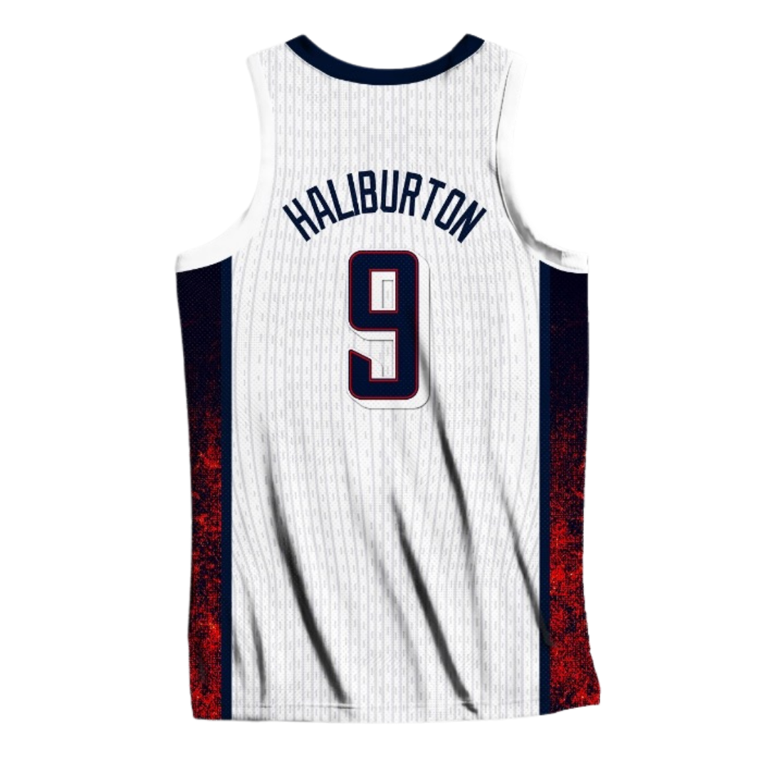 Tyrese Haliburton 2024 Team USA Jersey