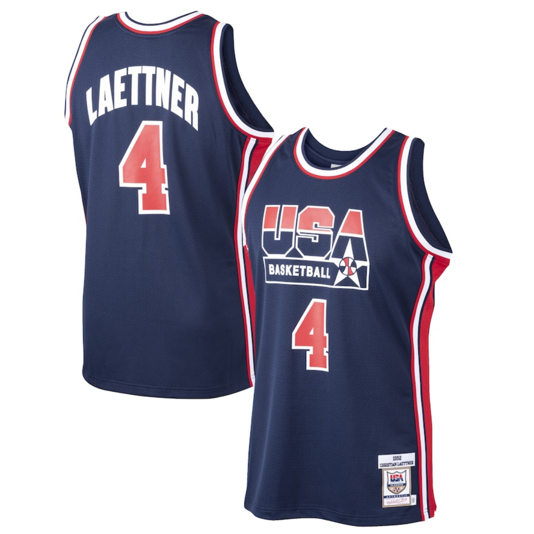 Christian Laettner 1992 Team USA Jersey