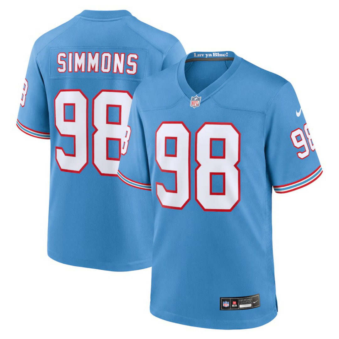 Jeffery Simmons Tennessee Titans Jersey