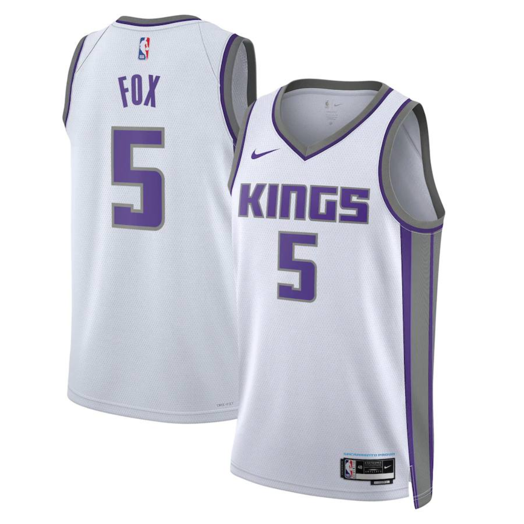 De'Aaron Fox Sacramento Kings Jersey