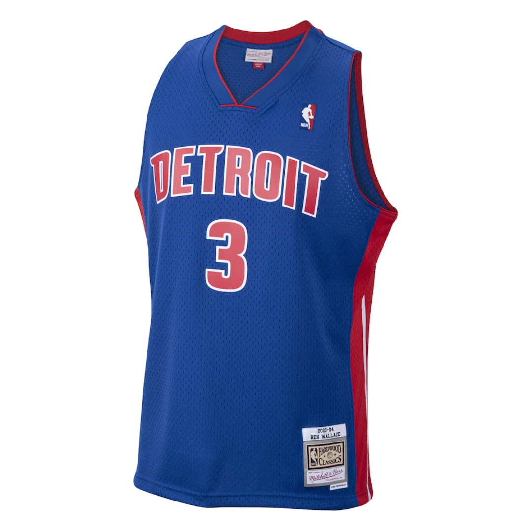 Ben Wallace Detroit Pistons Jersey