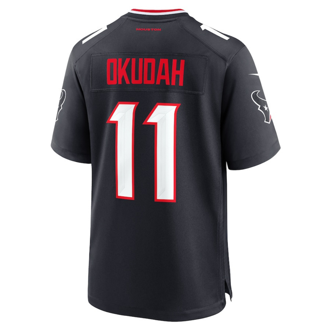 Jeff Okuda Houston Texans Jersey