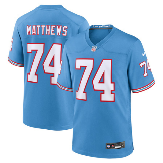 Bruce Matthews Tennessee Titans Jersey