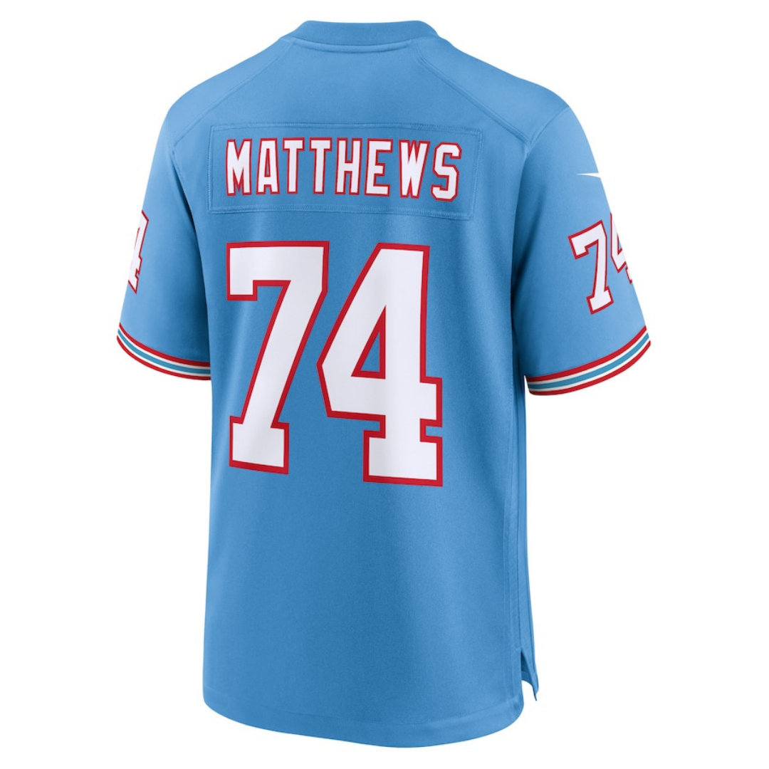 Bruce Matthews Tennessee Titans Jersey