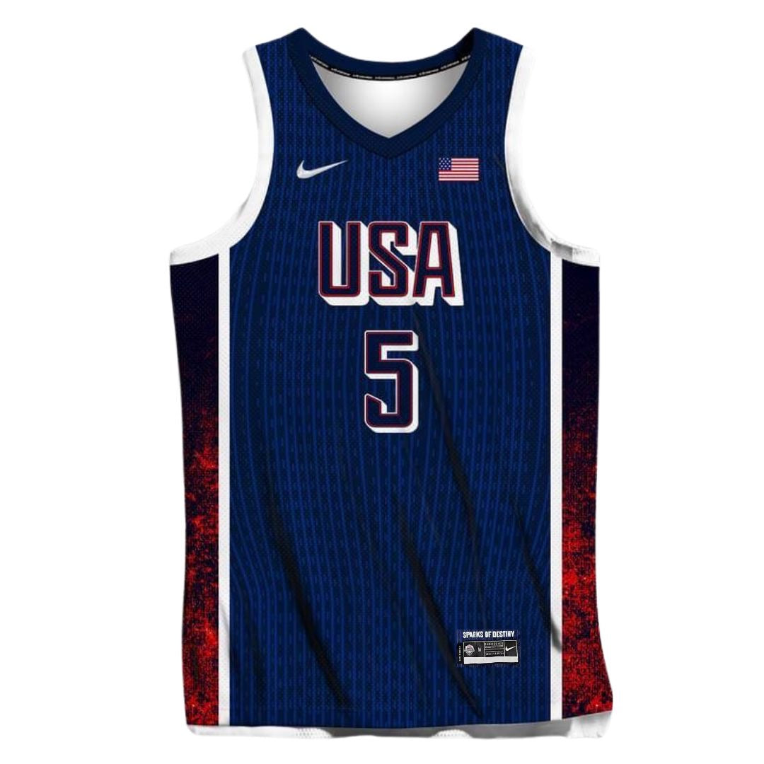 Anthony Edwards 2024 Team USA Jersey