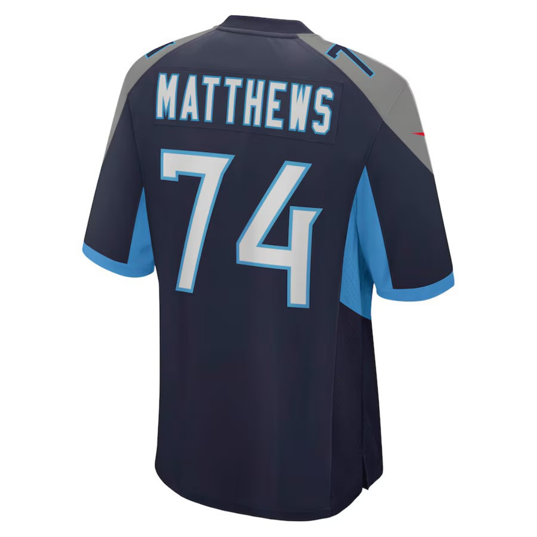 Bruce Matthews Tennessee Titans Jersey