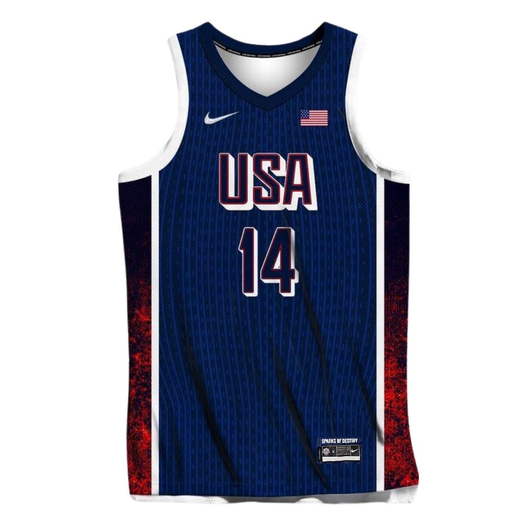 Anthony Davis 2024 Team USA Jersey