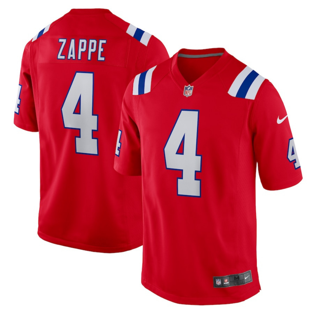 Bailey Zappe New England Patroits Jersey