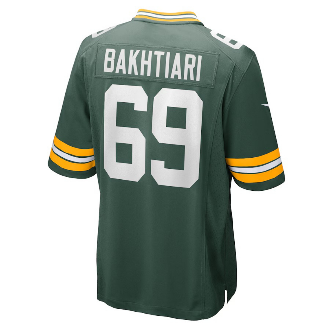 David Bakhtiari Green Bay Packers Jersey