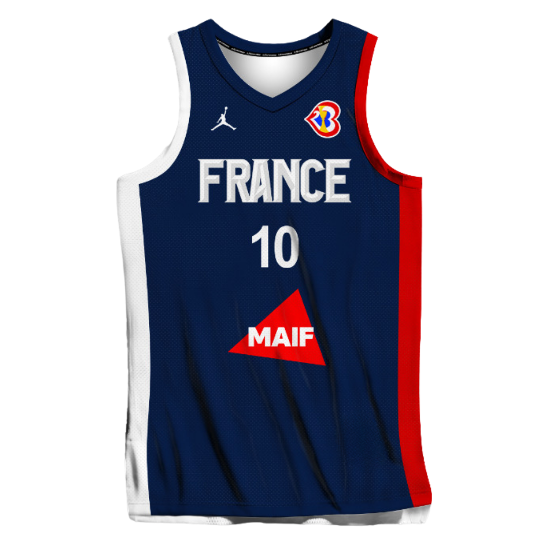 Evan Fournier France Jersey