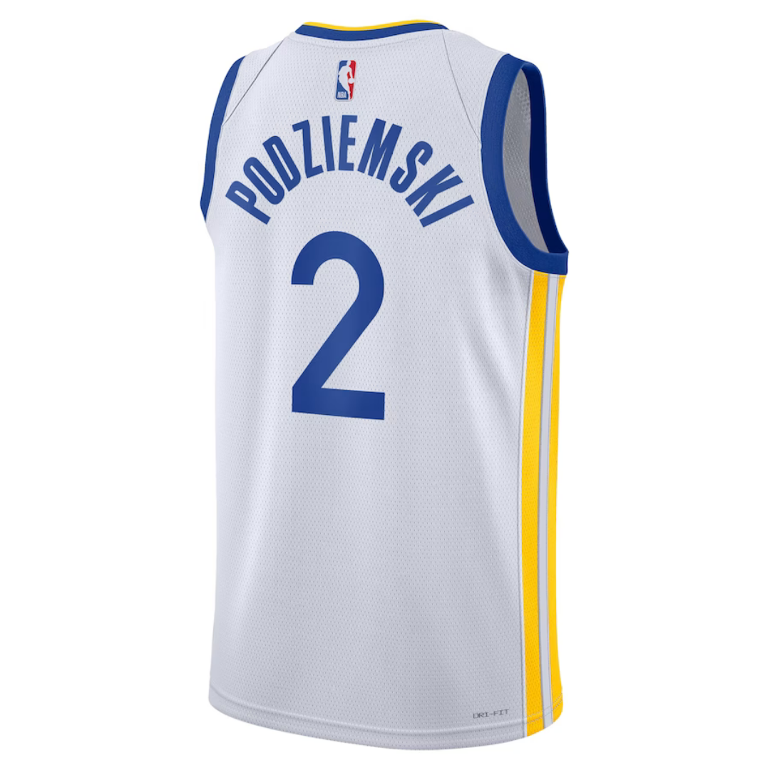 Brandin Podziemski Golden State Warriors Jersey