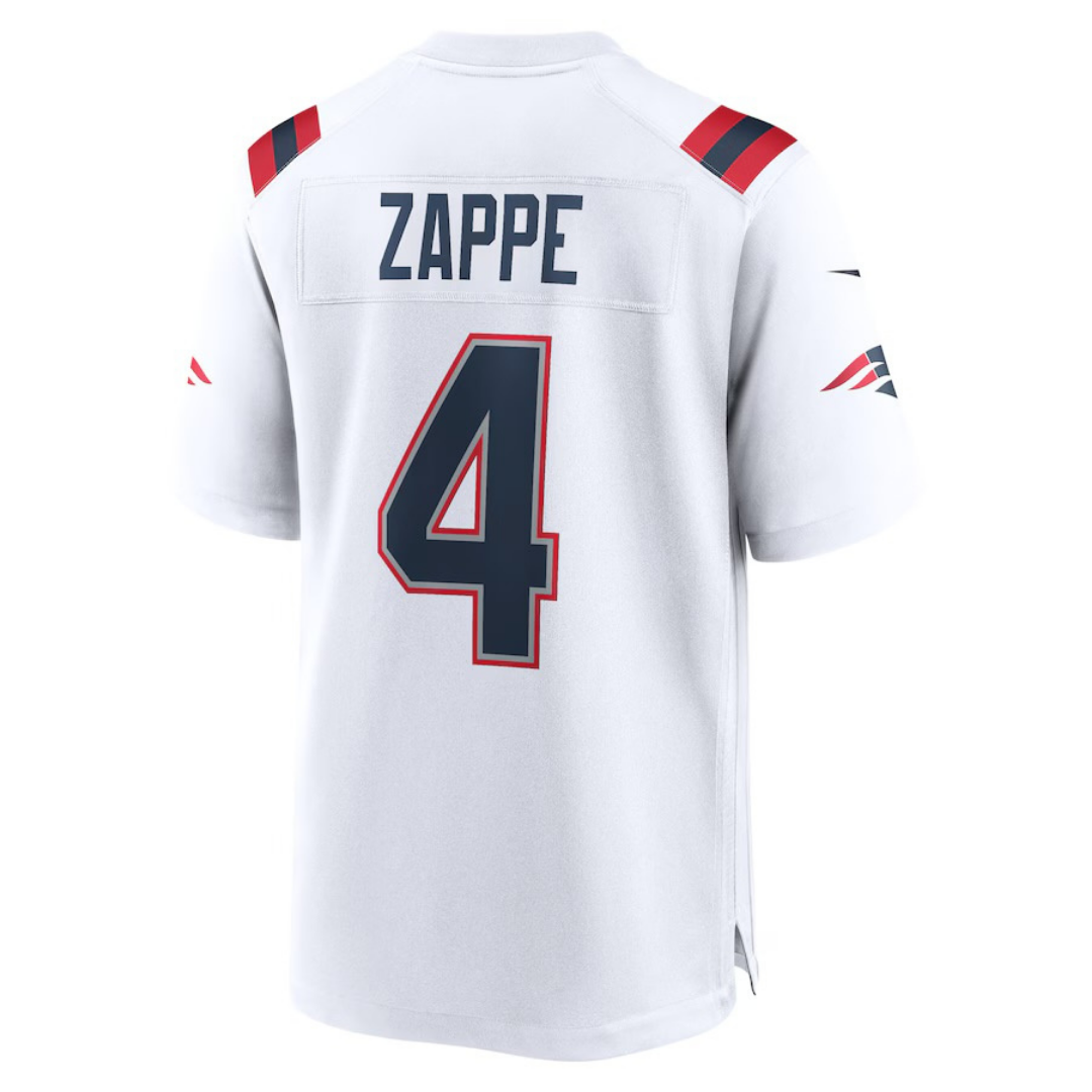 Bailey Zappe New England Patroits Jersey