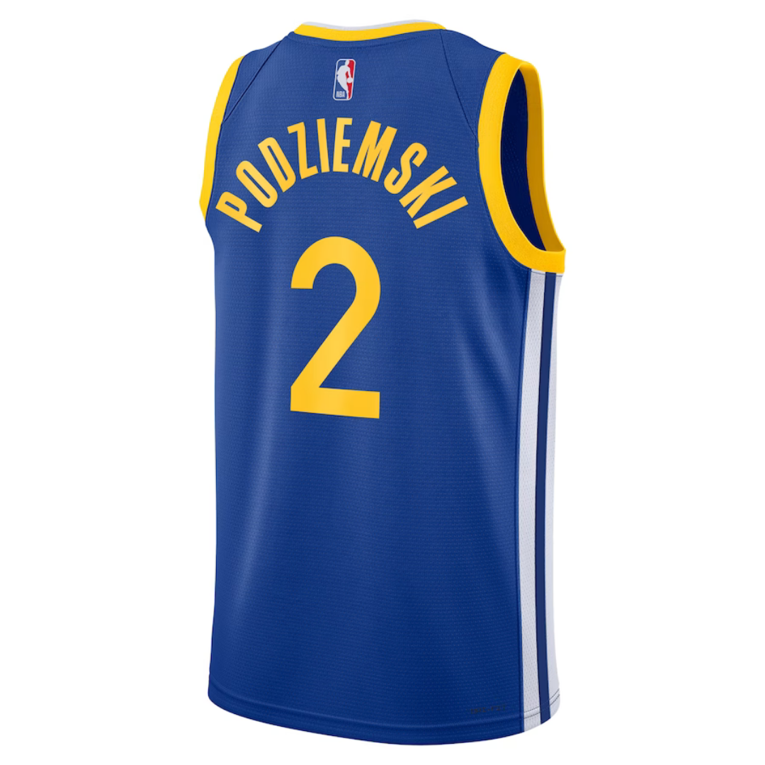 Brandin Podziemski Golden State Warriors Jersey