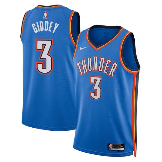 Josh Giddey Oklahoma City Thunder Jersey