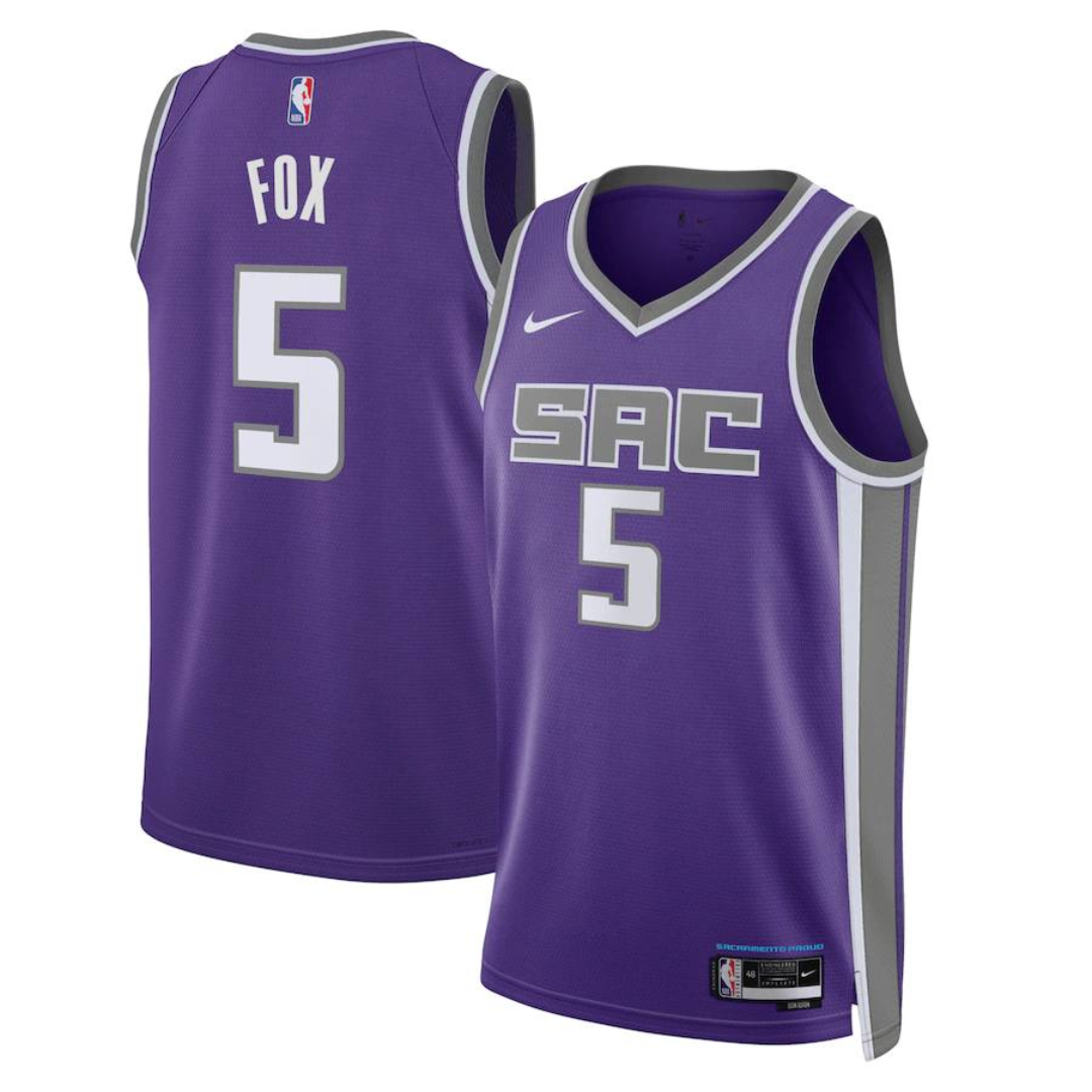 De'Aaron Fox Sacramento Kings Jersey